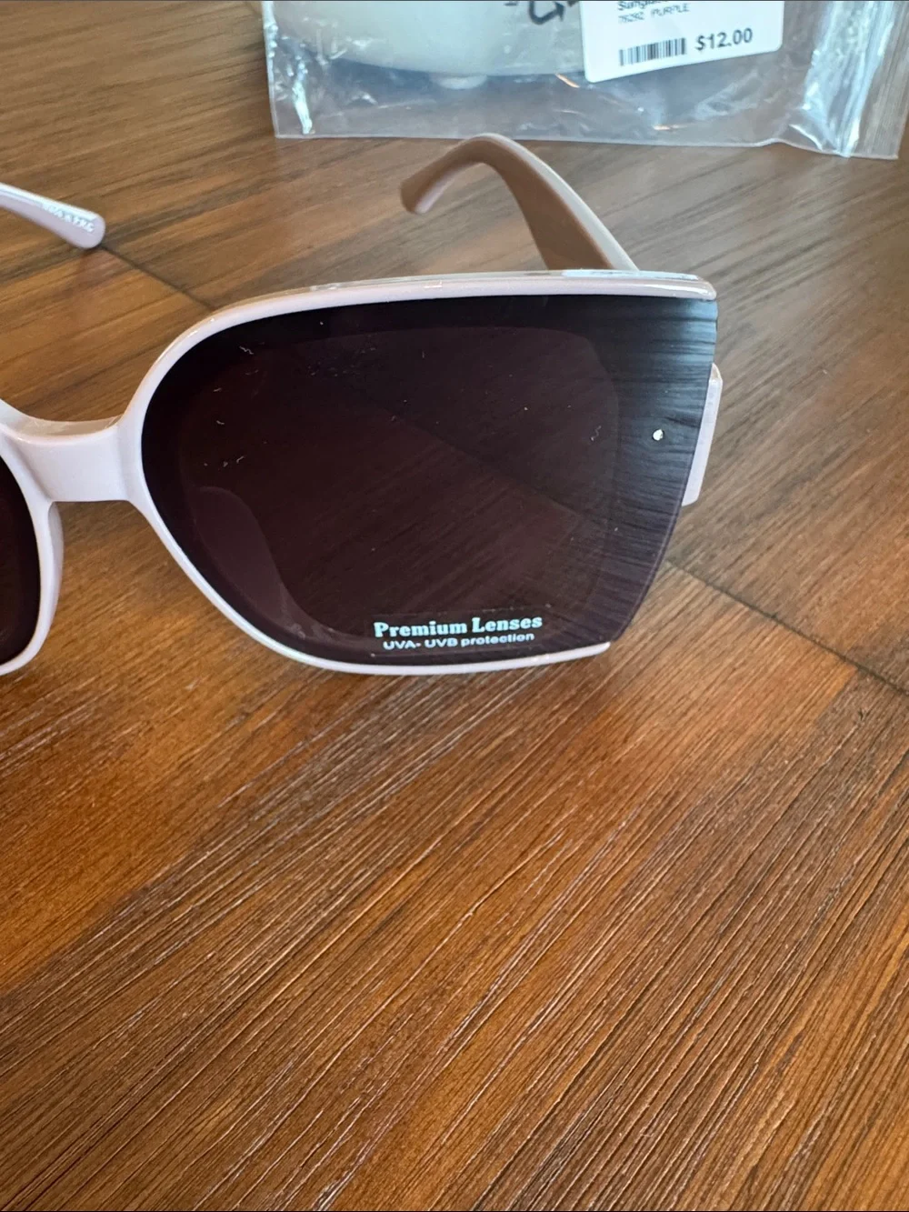 Classic Oversized Purple/Pink Women's Sunglasses with UVB Protection